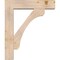 Ekena Millwork Legacy Block Smooth Bracket w/ Offset Brace, Douglas Fir, 7 1/2"W x 32"D x 38"H BKT0806X32X38LEC05SDF - alternate 3